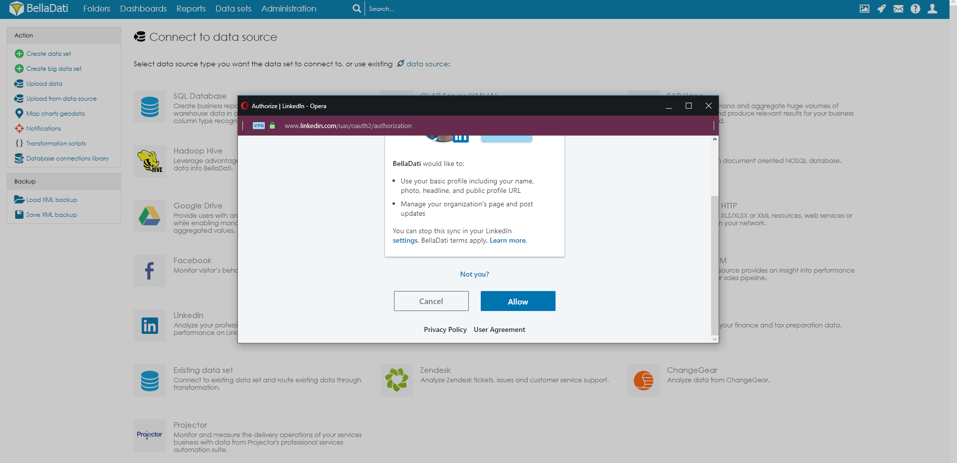 Connecting To Linkedin Belladati User Documentation Belladati Support Connecting To Linkedin Belladati User Documentation Belladati Support