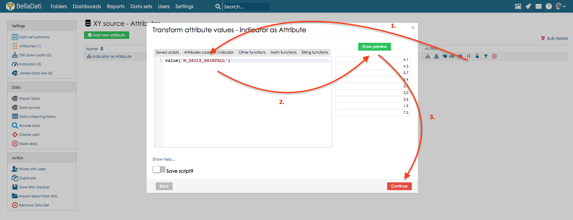 Xy散布図の作成 Belladati User Documentation Belladati Support Xy散布図の作成 Belladati User Documentation Belladati Support